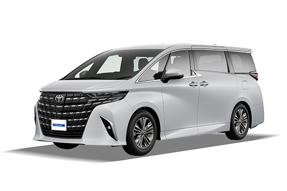 新型アルファードHEV(白)